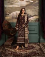 Premium Embroidered dora Dhanak Shirt Unstitched